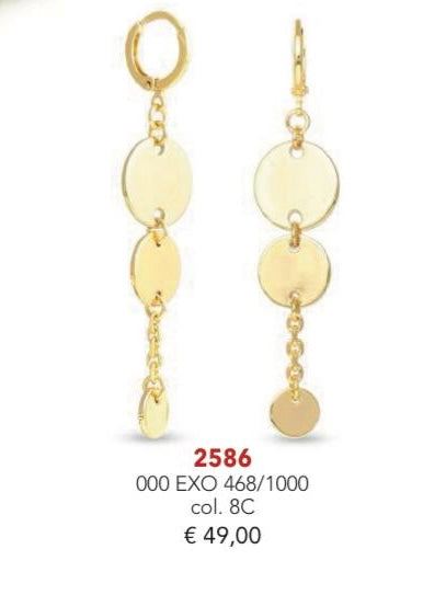 Orecchini Unoaerre pendenti