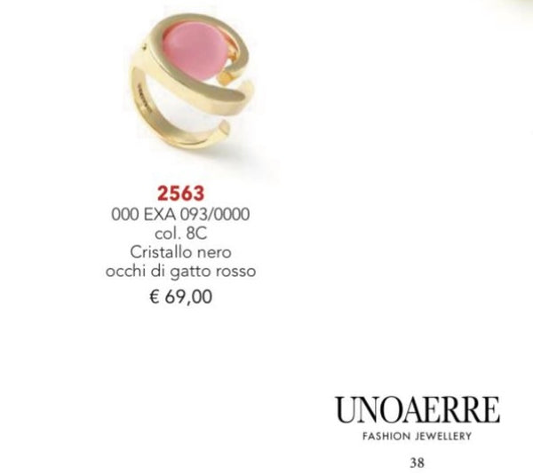 Anello quarzo rosa