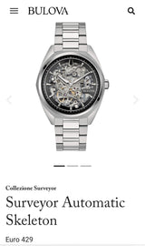 Bulova scheletrico