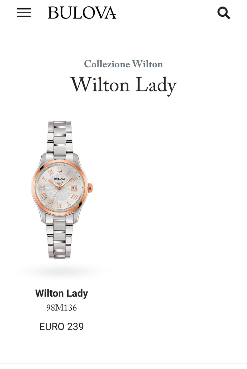 Bulova donna