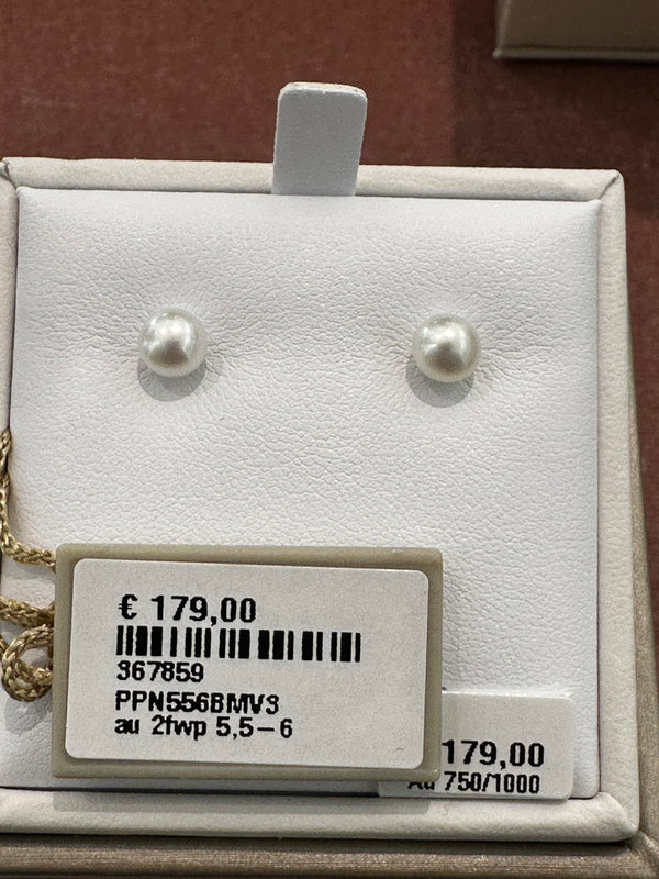 Miluna orecchini perle e oro 18 kt