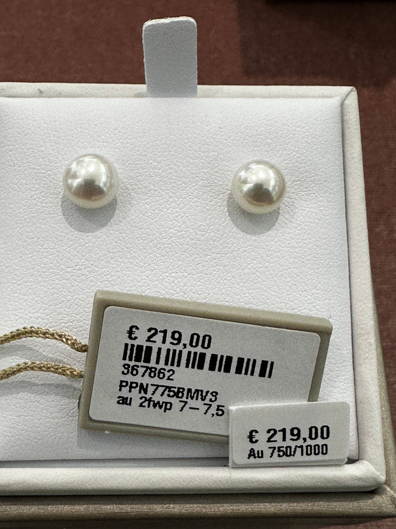 Miluna orecchini perle e oro 18 kt