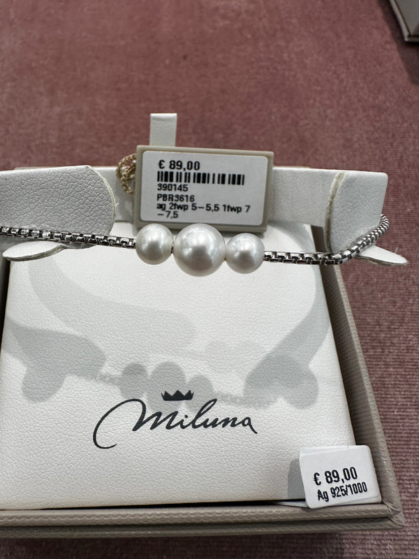Miluna bracciale argento