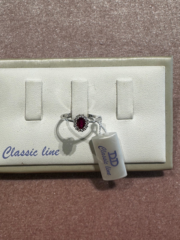 Anello rubino