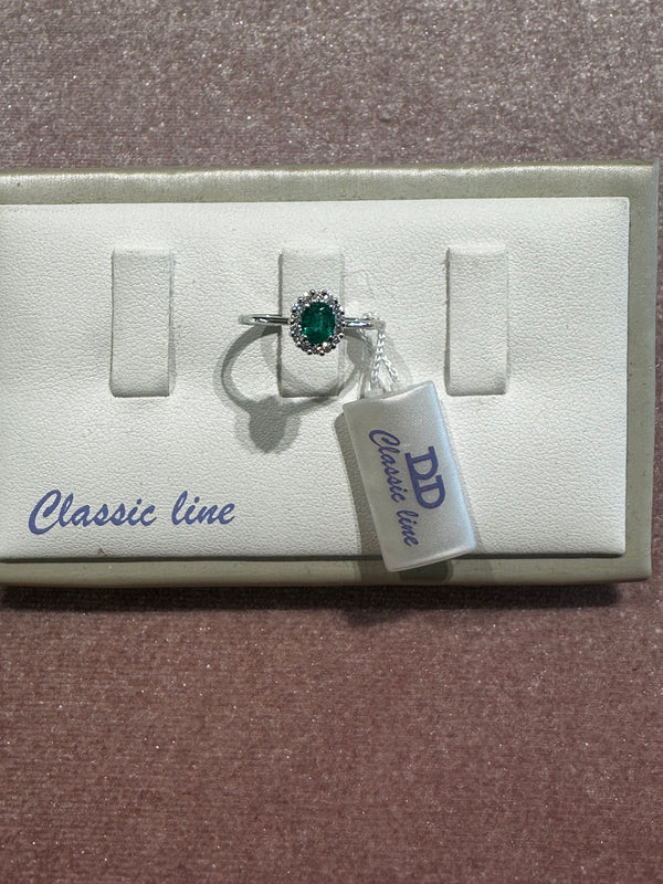 Anello smeraldo